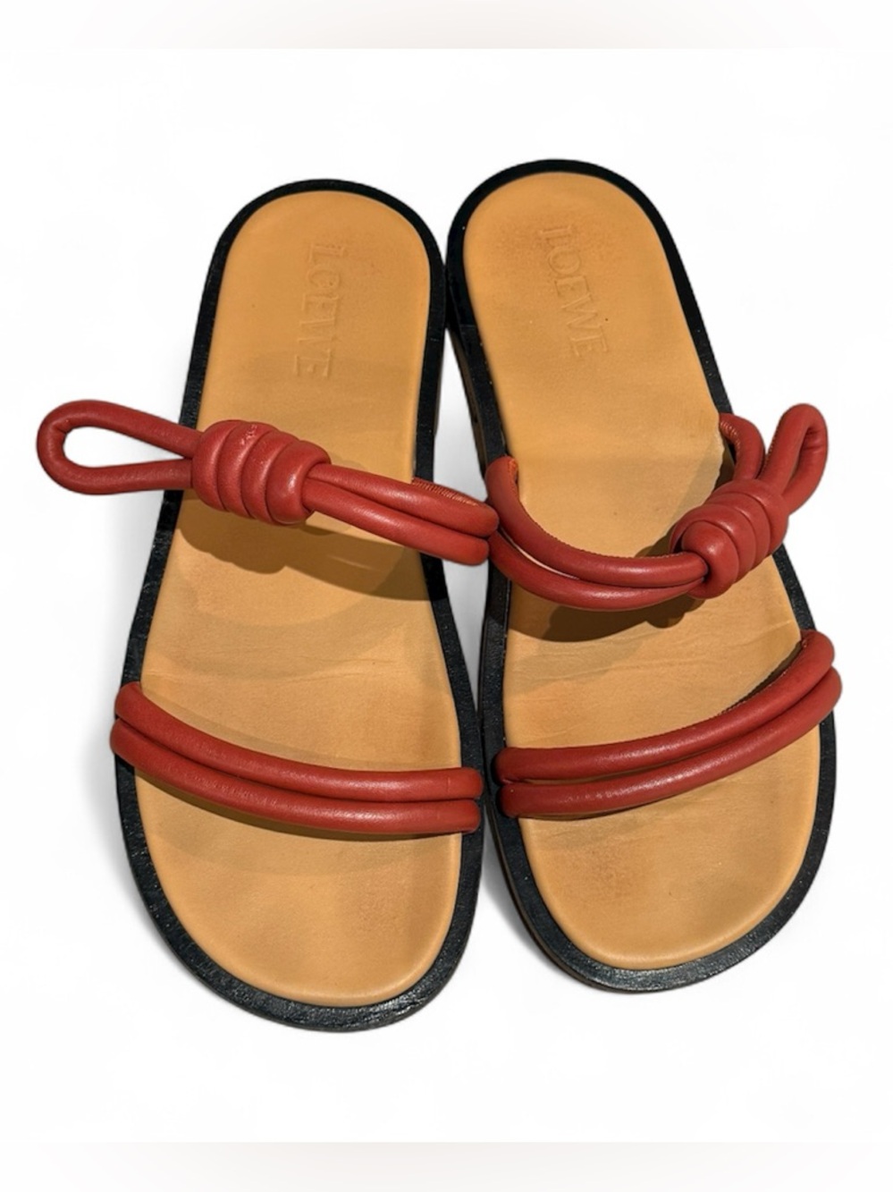 LOEWE Flamenco Knot Sandals | 38